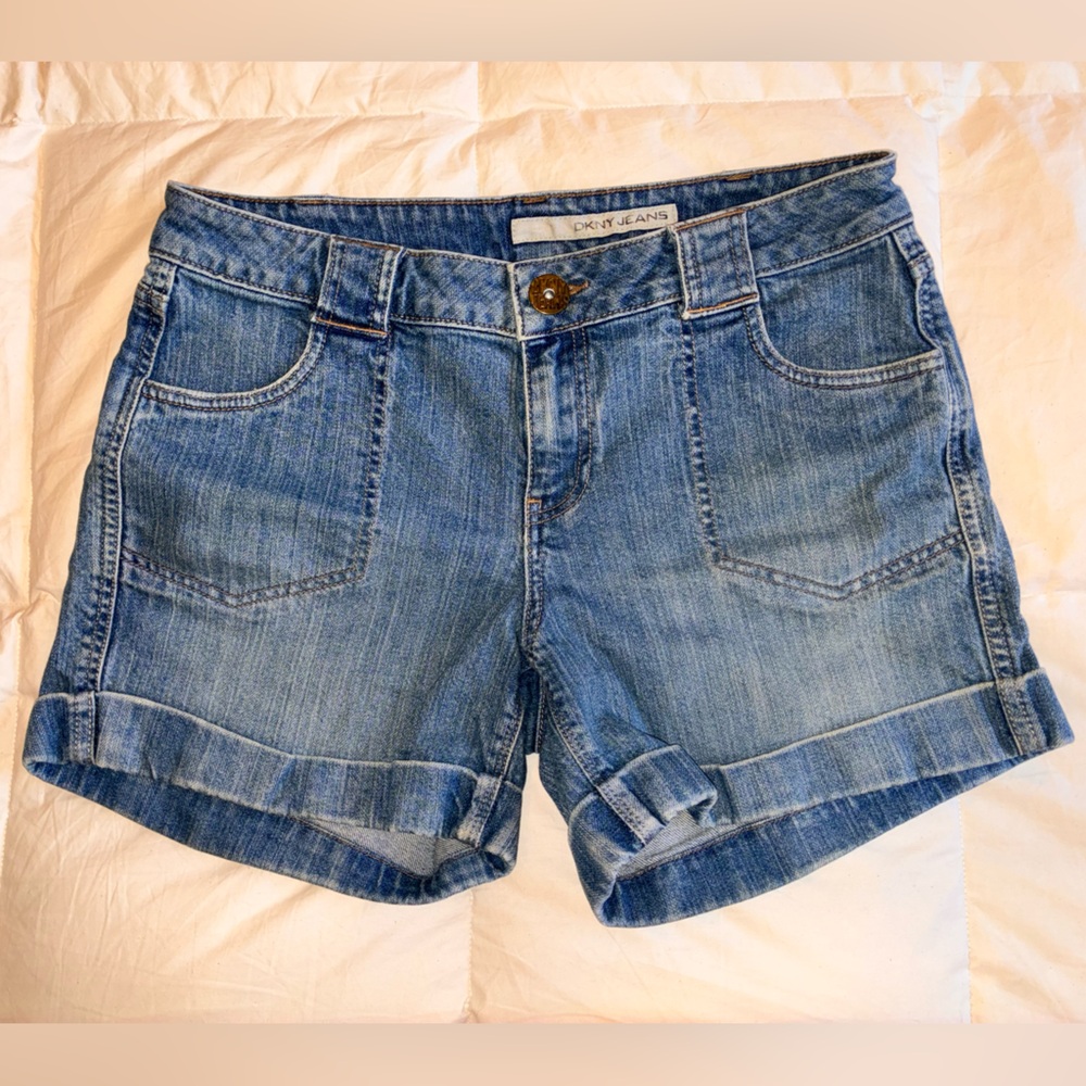 Vintage Denim Blue Women's Jean Shorts